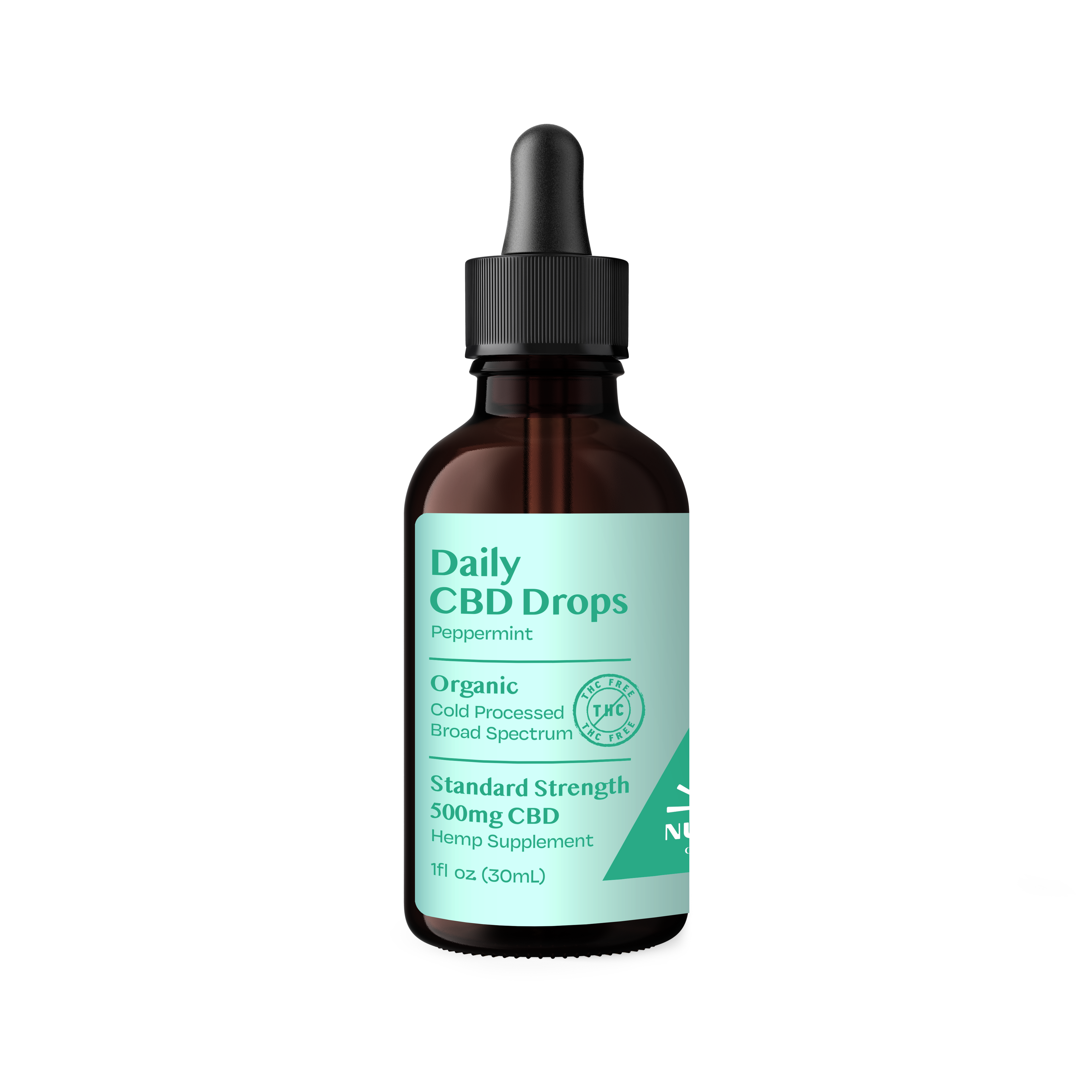 Organic CBD THC-Free Peppermint Drops 500mg - Broad Spectrum